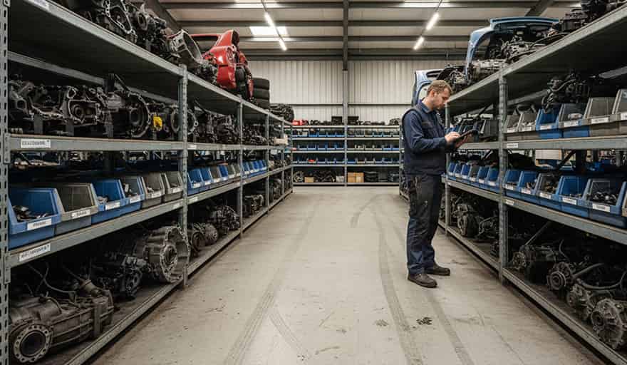 Car breaker yard facility